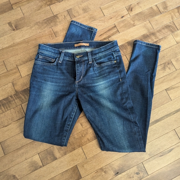 JOE'S Jeans Slim Straight Midrise The Skinny Dark Denim - Picture 2 of 8